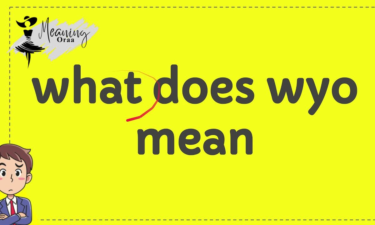WYO Meaning in Text What Does It Mean