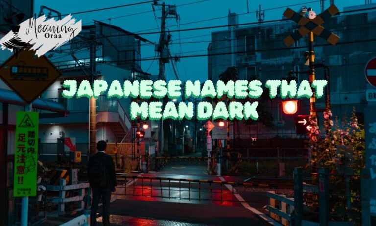 244+ Japanese Names That Mean Dark Unique, Cool & Powerful Ideas (2026)