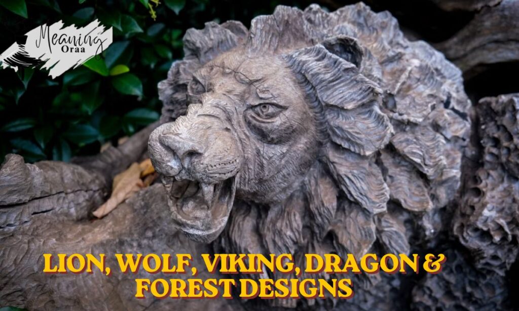 Lion, Wolf, Viking, Dragon & Forest Designs