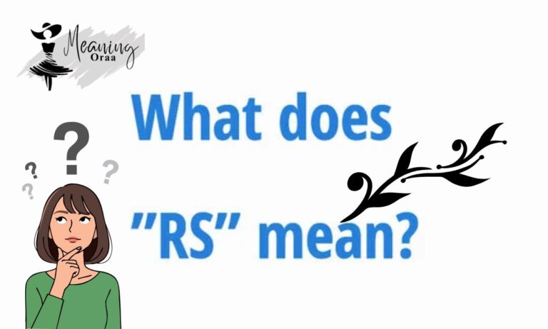 What Does RS Mean in Text Slang Meaning & Uses