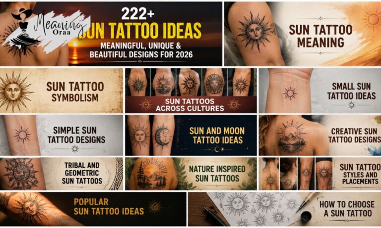 222+ Sun Tattoo Ideas Meaningful, Unique & Beautiful Designs for 2026