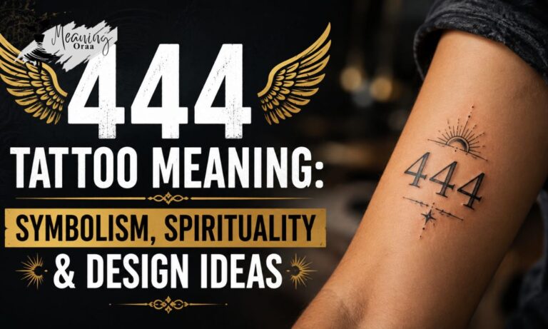 444 Tattoo Meaning: Symbolism, Spirituality & Design Ideas