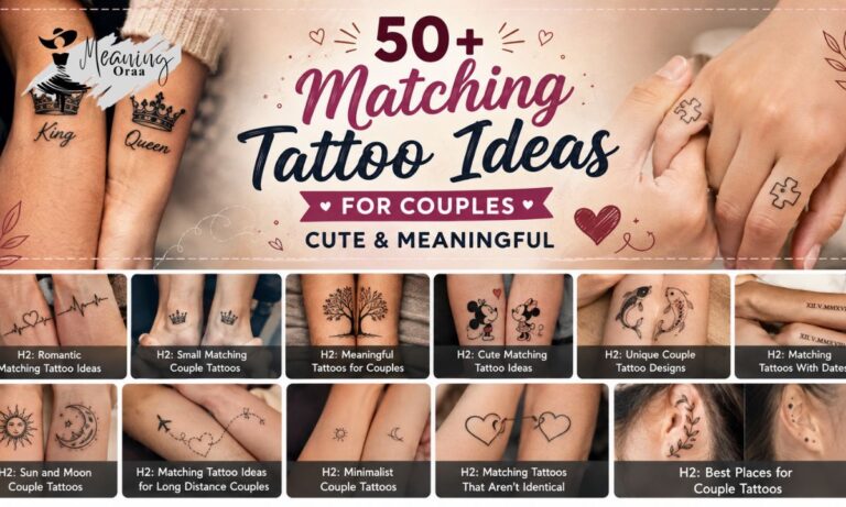 50+ Matching Tattoo Ideas for Couples: Cute & Meaningful