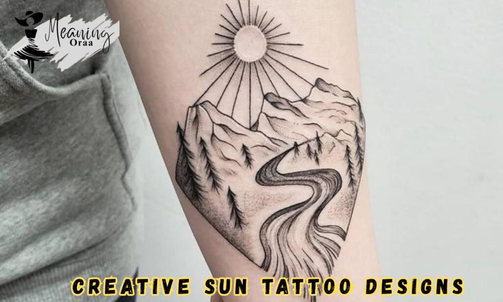 Creative Sun Tattoo Designs