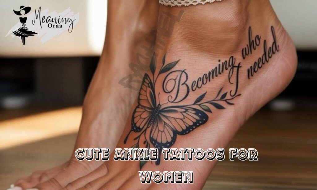 Cute Ankle Tattoos for Women