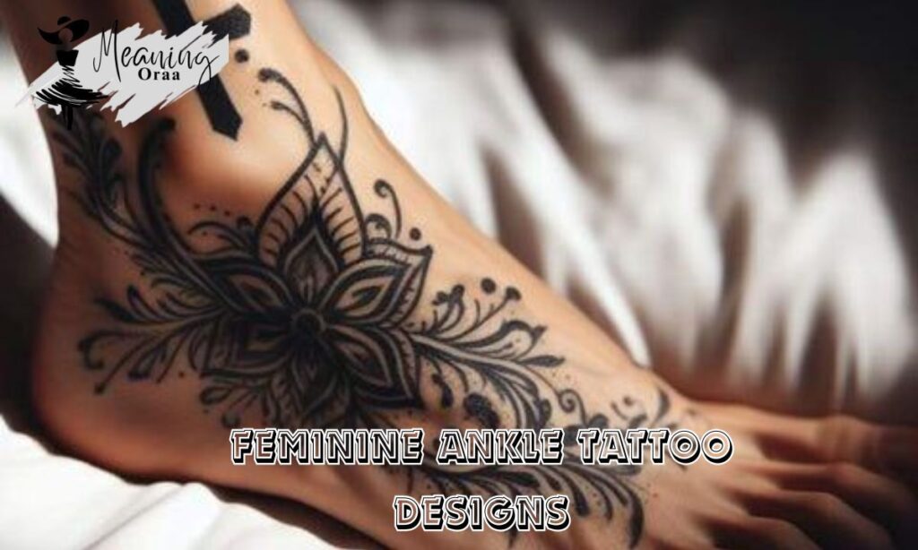 Feminine Ankle Tattoo Designs