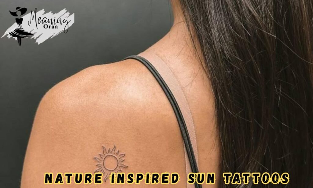 Nature Inspired Sun Tattoos