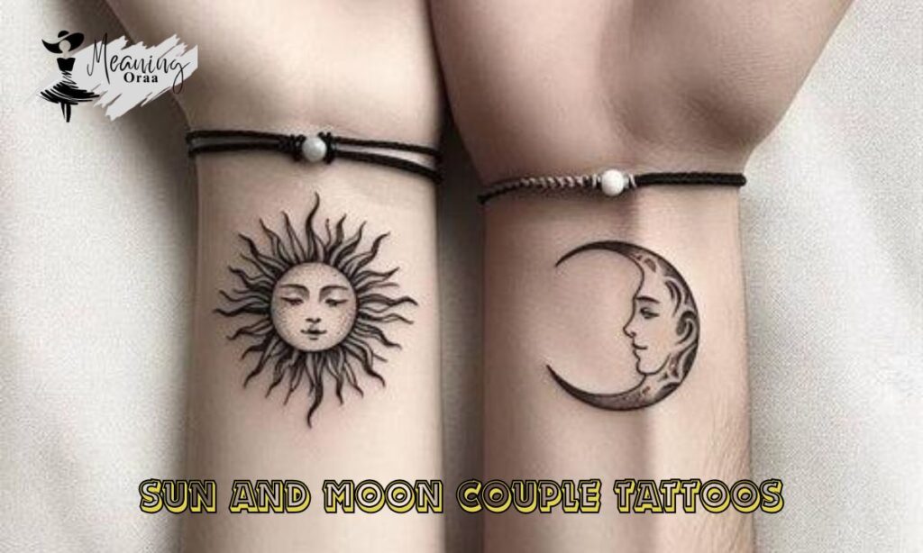 Sun and Moon Couple Tattoos