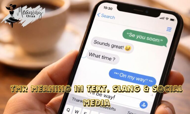 TMR Meaning in Text, Slang & Social Media