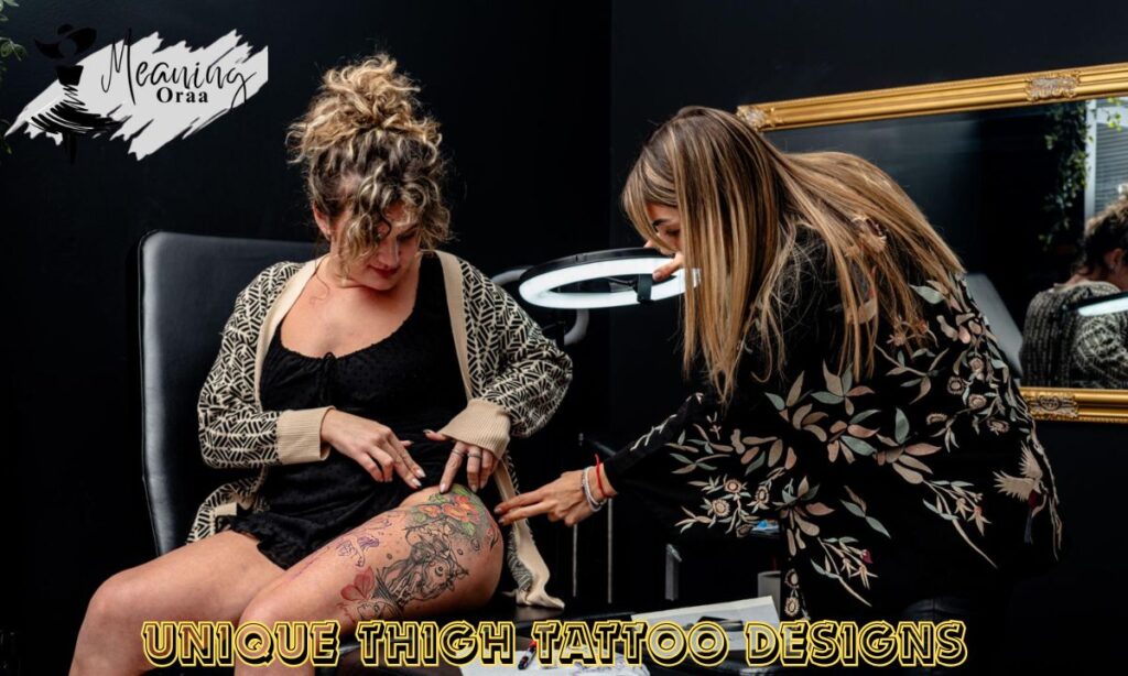 Bold Thigh Tattoo Ideas