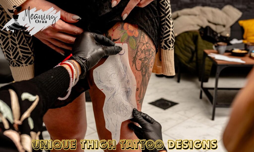 Unique Thigh Tattoo Designs