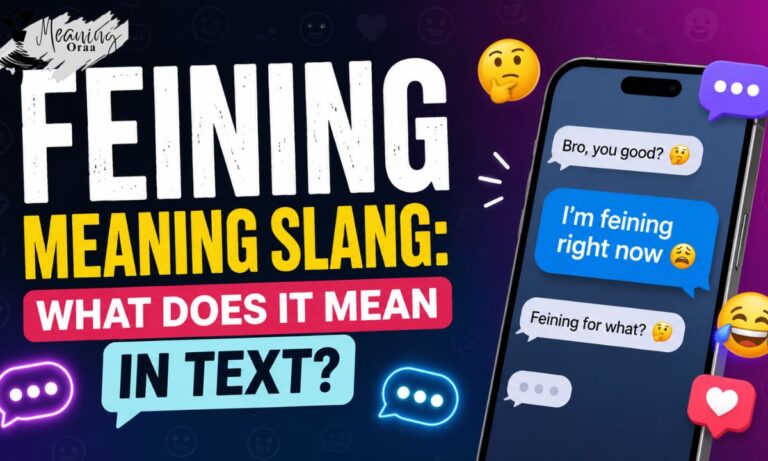 Feining Meaning Slang: What Does It Mean in Text